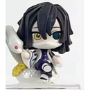 conjunto q versão demon slayer sentado fantasma boneca tanjiro inosuke zenizu figura de ação modelo brinquedos boneca